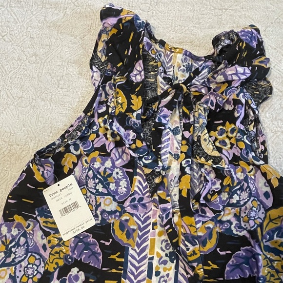 NWT Free People Summer In Tulum Dark Combo Tunic - Picture 9 of 10